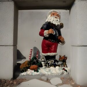 Baltimore Ravens Santa Claus Forever Bobble Head Legends Of The Field RB NFL